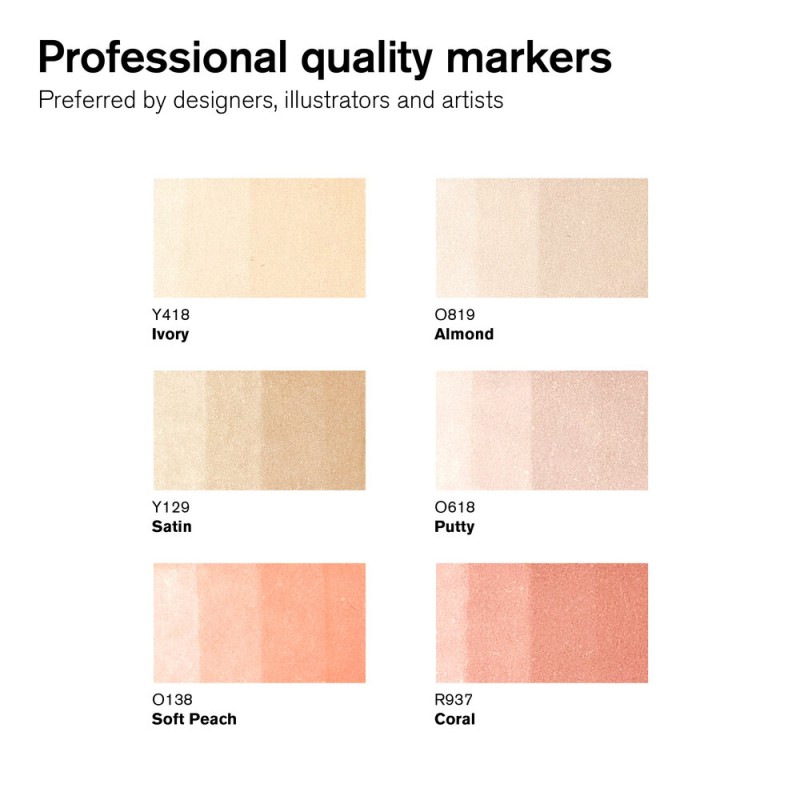 ProMarker Skin Tones set 1