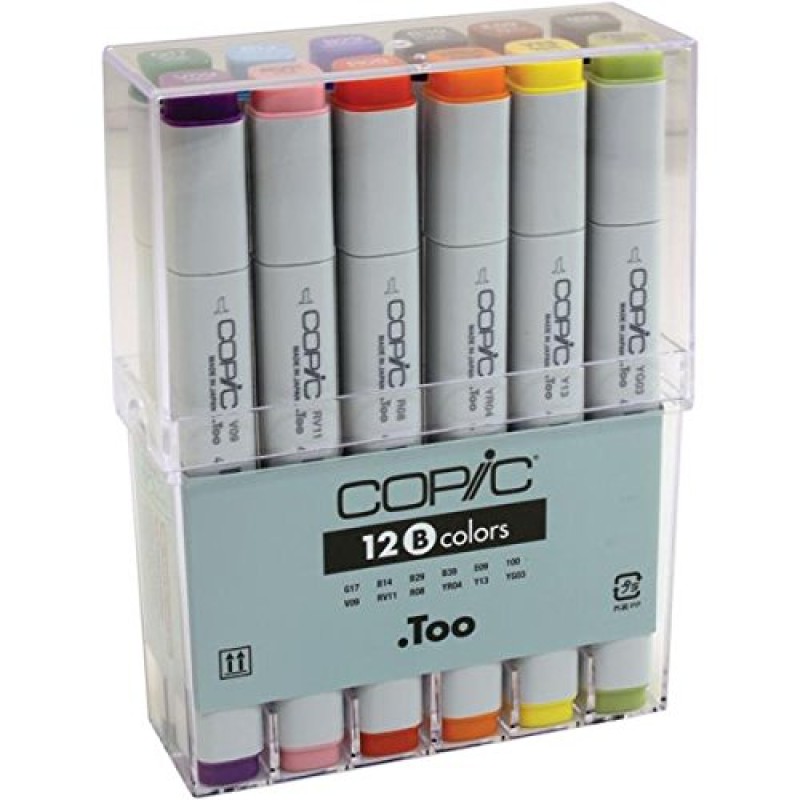 COPIC 12pc Basic Set