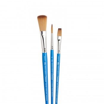Winsor and Newton "Cotman" Brush Short Handle (Pack of 3)