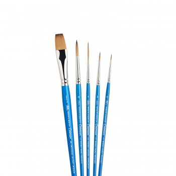 Winsor and Newton "Cotman" Brush Short Handle (Pack of 5)v2